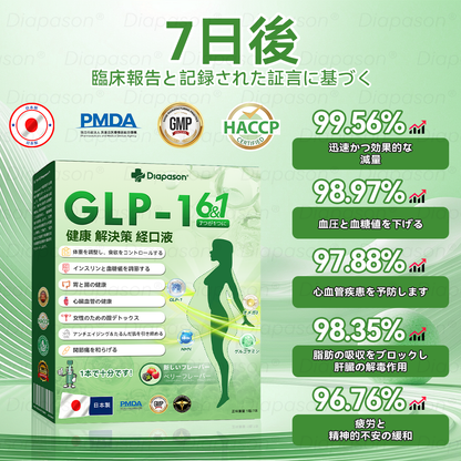 公式ストア | 𝐃𝒊𝓪𝐩𝓪𝙨𝐨𝒏® 💕💕GLP-1 7つが1つに 健康ソリューション経口液（1日1回、7日で効果を実感）対象：肥満、心血管の健康、糖尿病、睡眠時無呼吸、腸内環境、関節の問題など。